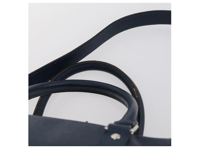 LOUIS VUITTON Taiga Porta Documenti da Viaggio PM Borsa 2way Blu M30639 Auth 136614 - vista 15