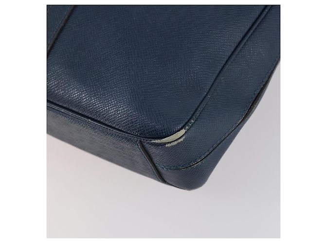 LOUIS VUITTON Taiga Porta Documenti da Viaggio PM Borsa 2way Blu M30639 Auth 136614 - vista 18