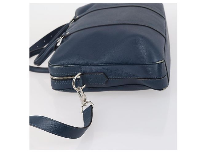 LOUIS VUITTON Taiga Porta Documenti da Viaggio PM Borsa 2way Blu M30639 Auth 136614 - vista 4