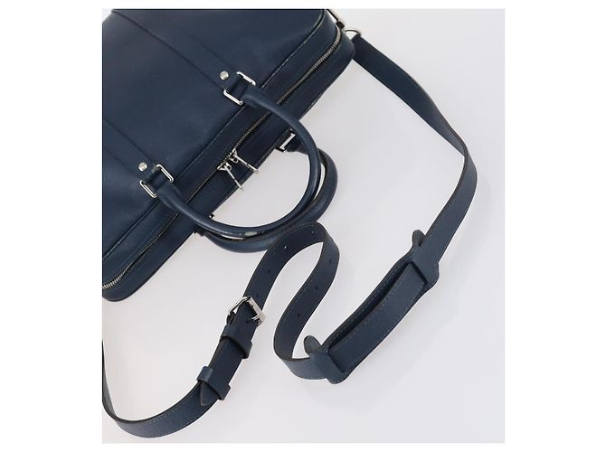 LOUIS VUITTON Taiga Porta Documenti da Viaggio PM Borsa 2way Blu M30639 Auth 136614 - vista 7