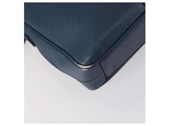 LOUIS VUITTON Taiga Porta Documenti da Viaggio PM Borsa 2way Blu M30639 Auth 136614 - vista 9