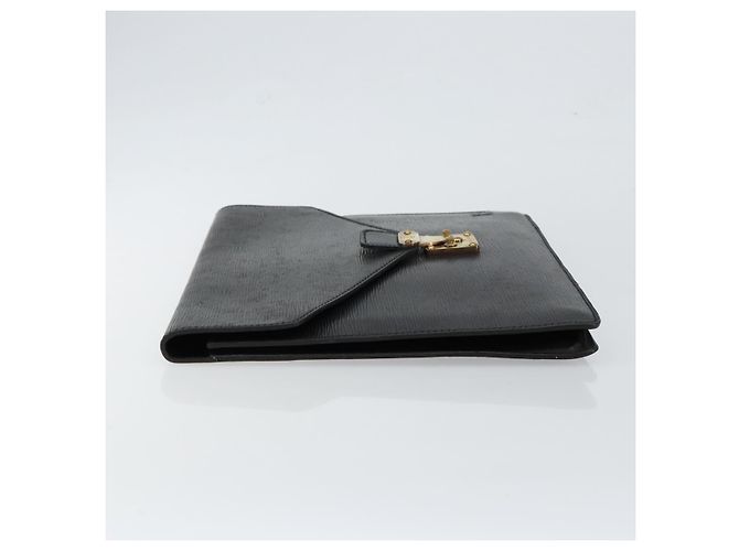 LOUIS VUITTON Epi Porta Documenti Senatore Briefcase Nera M54452 LV Auth th6385 Nero - vista 4
