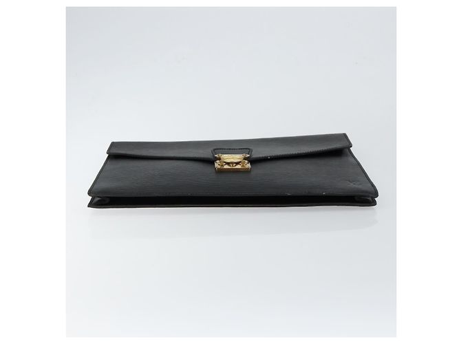 LOUIS VUITTON Epi Porta Documenti Senatore Briefcase Nera M54452 LV Auth th6385 Nero - vista 6