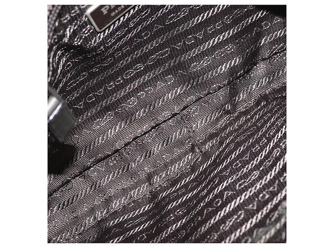 PRADA Schultertasche Nylon Grün Silber Authentisch 147192 - Ansicht 11