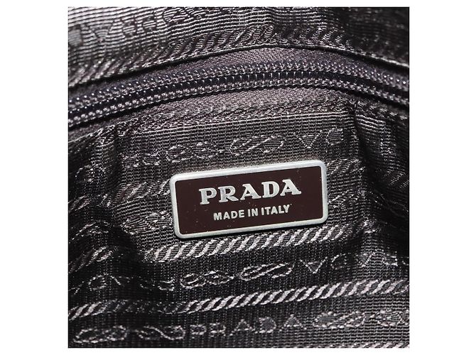 PRADA Schultertasche Nylon Grün Silber Authentisch 147192 - Ansicht 19