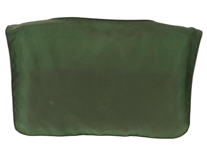PRADA Schultertasche Nylon Grün Silber Authentisch 147192 - Ansicht 2