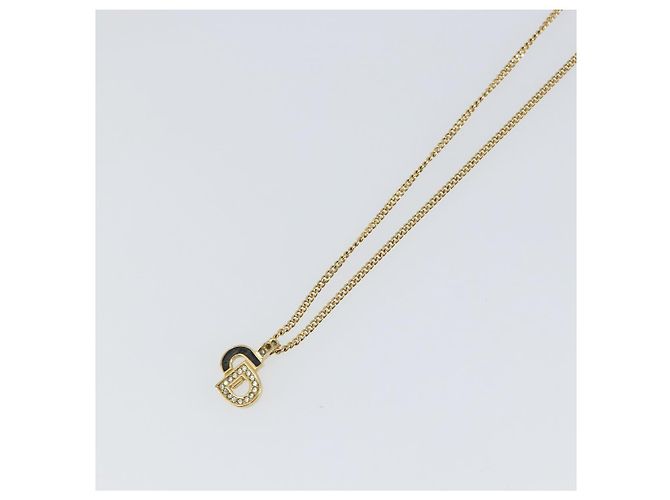 Collana Christian Dior metallo oro Auth sw1633 D'oro - vista 4