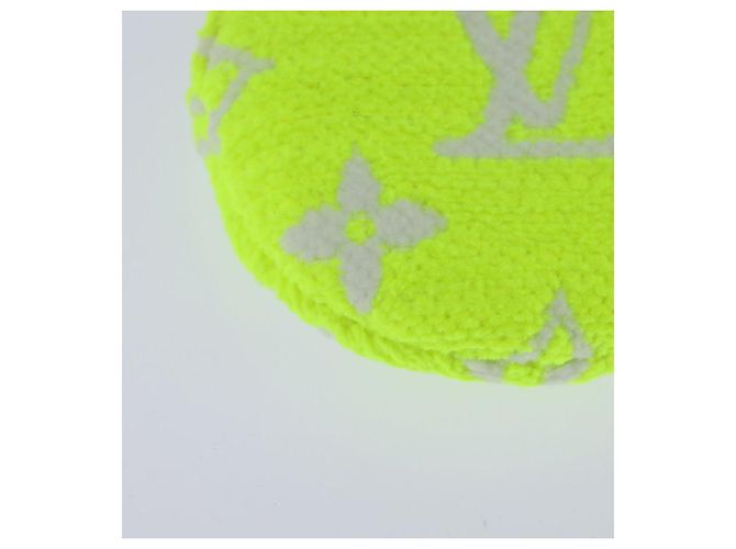 LOUIS VUITTON Pochette Ellipse BB Pile Bianco Giallo Chiaro Verde Auth 146358 - vista 12