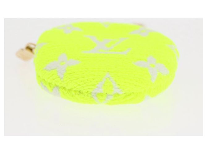 LOUIS VUITTON Pochette Ellipse BB Pile Bianco Giallo Chiaro Verde Auth 146358 - vista 9