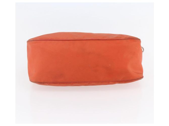 Borsa a Spalla PRADA Nylon Arancione Auth 146486 - vista 5