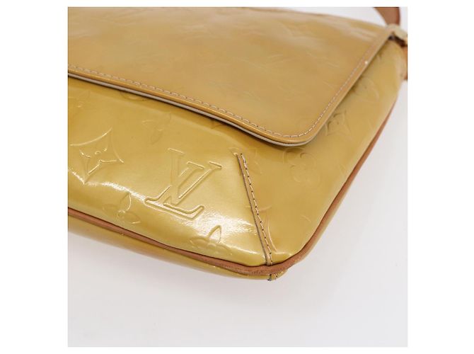 LOUIS VUITTON Borsa Thompson Street Monogram Vernis Beige M91301 LV Auth BA7914 - vista 14