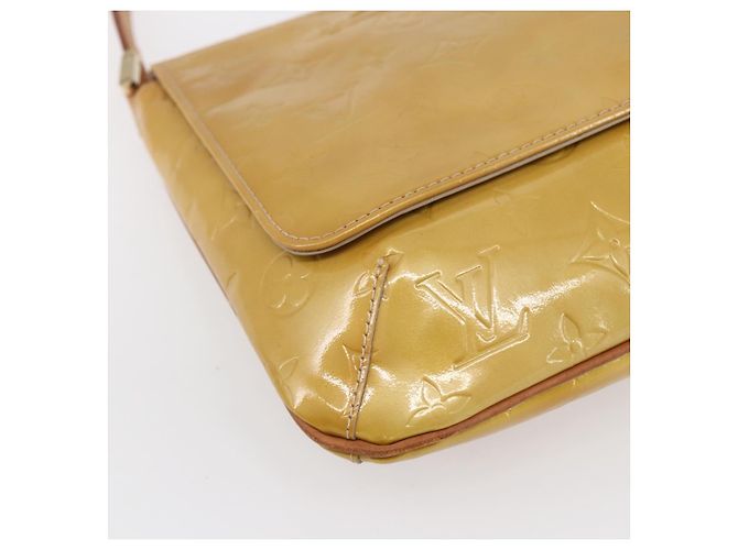 LOUIS VUITTON Borsa Thompson Street Monogram Vernis Beige M91301 LV Auth BA7914 - vista 15