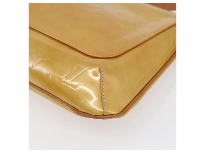 LOUIS VUITTON Borsa Thompson Street Monogram Vernis Beige M91301 LV Auth BA7914 - vista 16