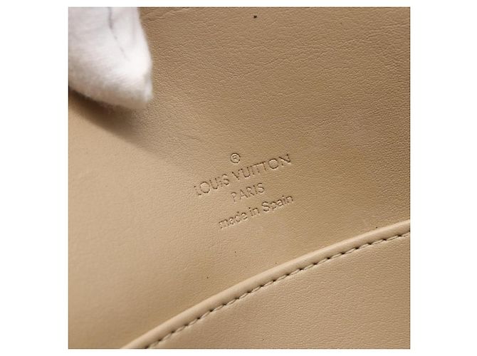 LOUIS VUITTON Borsa Thompson Street Monogram Vernis Beige M91301 LV Auth BA7914 - vista 17