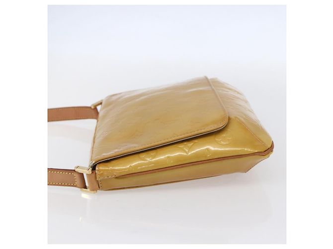 LOUIS VUITTON Borsa Thompson Street Monogram Vernis Beige M91301 LV Auth BA7914 - vista 3