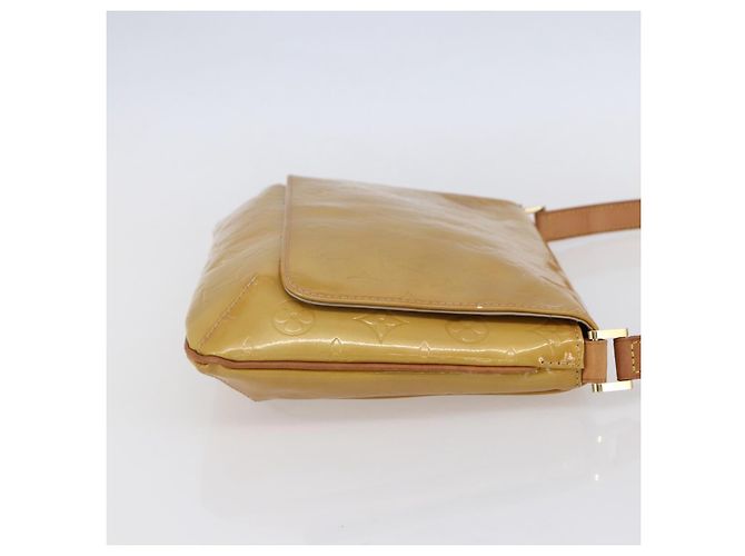 LOUIS VUITTON Borsa Thompson Street Monogram Vernis Beige M91301 LV Auth BA7914 - vista 4