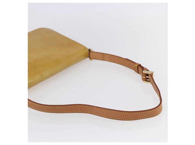 LOUIS VUITTON Borsa Thompson Street Monogram Vernis Beige M91301 LV Auth BA7914 - vista 7