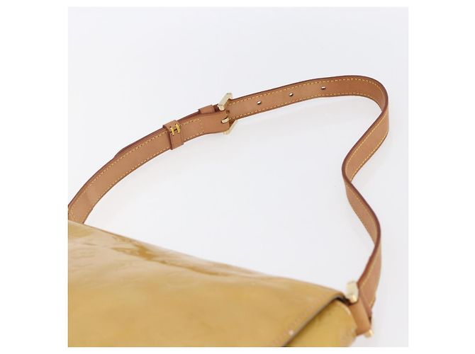 LOUIS VUITTON Borsa Thompson Street Monogram Vernis Beige M91301 LV Auth BA7914 - vista 8