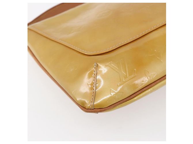 LOUIS VUITTON Borsa Thompson Street Monogram Vernis Beige M91301 LV Auth BA7914 - vista 9