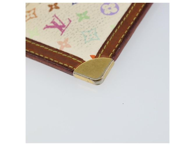 LOUIS VUITTON Pochette Cles Monogramm Multicolor Tasche Weiß M92655 Auth 153418 - Ansicht 16
