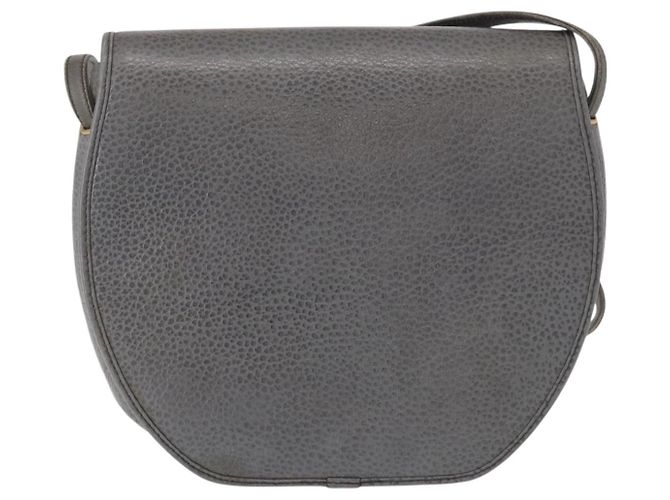 Borsa a Spalla Christian Dior in Pelle Grigia Dorata Auth ka078 Marrone D'oro - vista 2