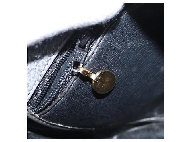 Borsa a Spalla Christian Dior in Pelle Grigia Dorata Auth ka078 Marrone D'oro - vista 21