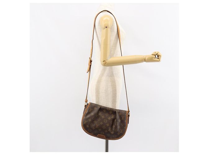 LOUIS VUITTON Borsa a Spalla Monogram Menilmontant PM M40474 LV Auth BA7616 Monogramma - vista 25