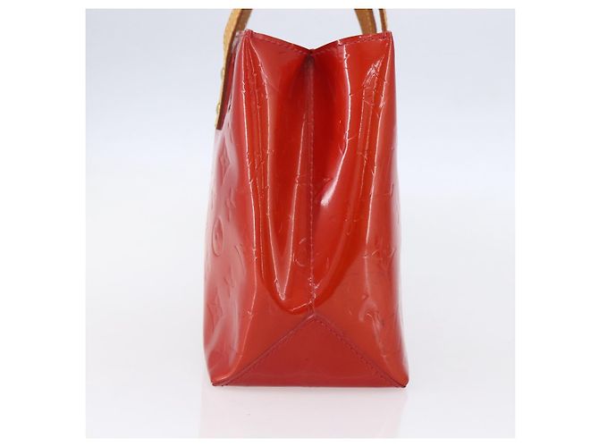 LOUIS VUITTON Monogram Vernis Reade PM Borsa a Mano Rossa M91088 LV Auth SW1770 Rosso - vista 3