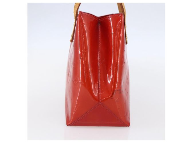 LOUIS VUITTON Monogram Vernis Reade PM Borsa a Mano Rossa M91088 LV Auth SW1770 Rosso - vista 4