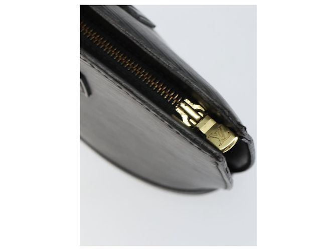 LOUIS VUITTON Borsa a Mano Epi Saint Jacques Nera M52272 LV Auth BA7918 Nero - vista 10