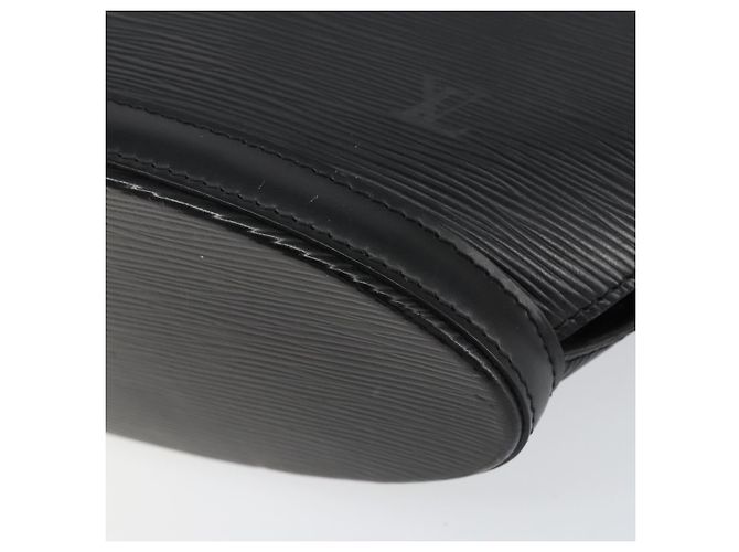 LOUIS VUITTON Borsa a Mano Epi Saint Jacques Nera M52272 LV Auth BA7918 Nero - vista 14
