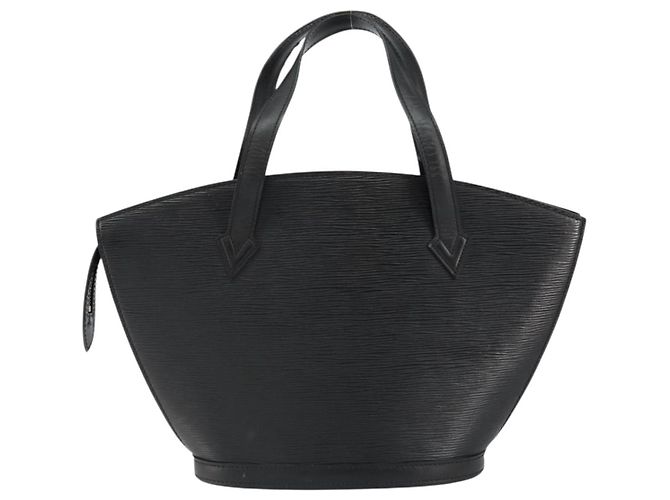 LOUIS VUITTON Borsa a Mano Epi Saint Jacques Nera M52272 LV Auth BA7918 Nero - vista 2