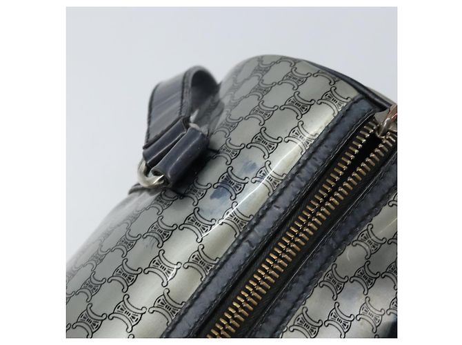 Céline Borsa a Mano CELINE Smalto Argento Auth mr1550 - vista 10