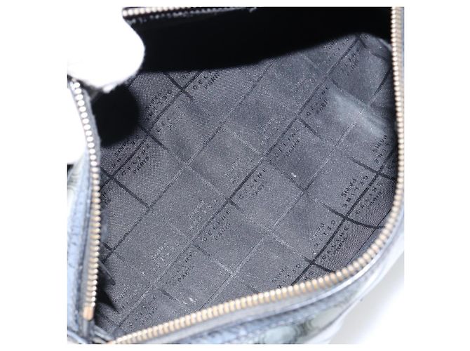 Céline Borsa a Mano CELINE Smalto Argento Auth mr1550 - vista 11