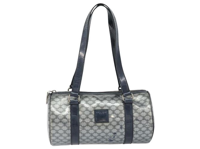 Céline Borsa a Mano CELINE Smalto Argento Auth mr1550 - vista 13