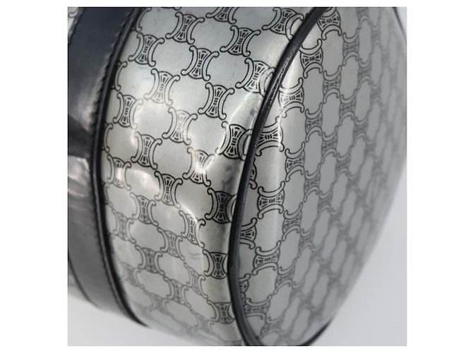 Céline Borsa a Mano CELINE Smalto Argento Auth mr1550 - vista 14