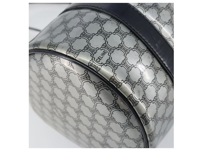 Céline Borsa a Mano CELINE Smalto Argento Auth mr1550 - vista 17