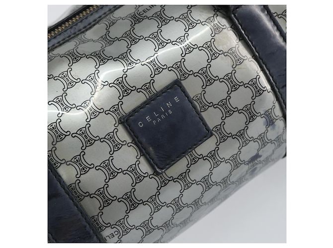Céline Borsa a Mano CELINE Smalto Argento Auth mr1550 - vista 18