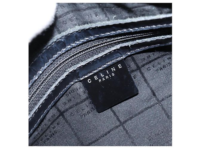 Céline Borsa a Mano CELINE Smalto Argento Auth mr1550 - vista 19