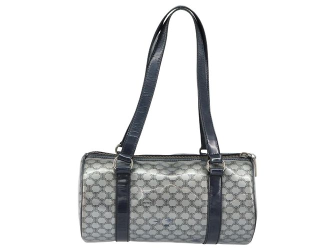 Céline Borsa a Mano CELINE Smalto Argento Auth mr1550 - vista 2