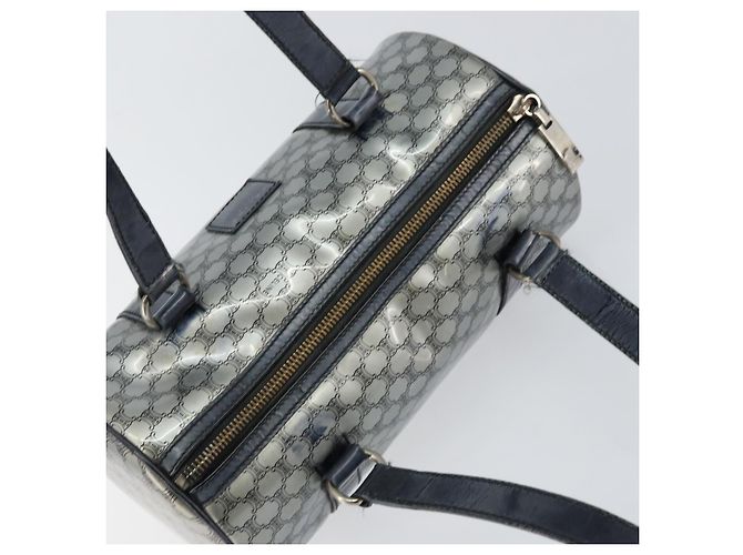 Céline Borsa a Mano CELINE Smalto Argento Auth mr1550 - vista 6