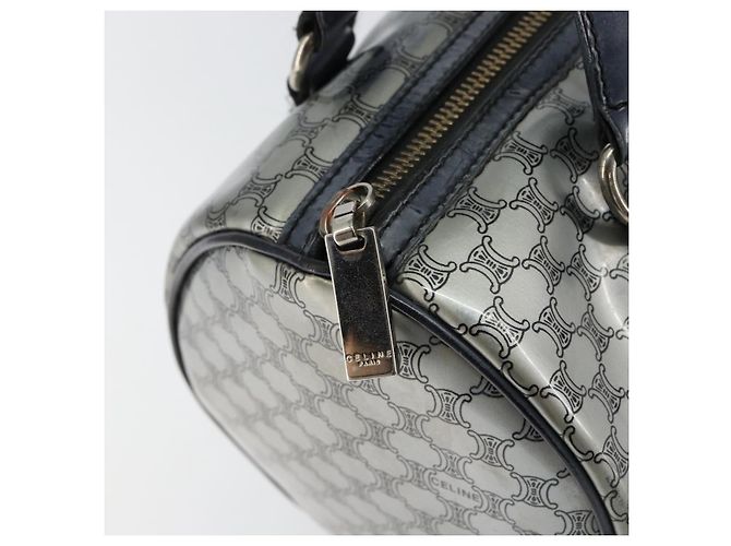 Céline Borsa a Mano CELINE Smalto Argento Auth mr1550 - vista 9