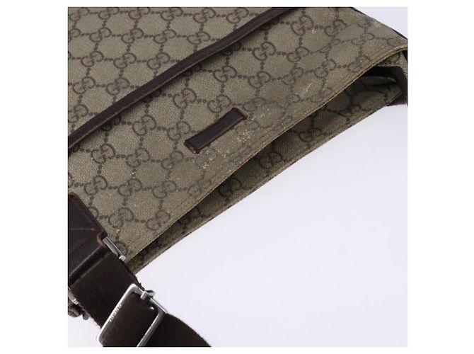 Gucci Borsa a Spalla GG Supreme PVC Beige 141626 Auth 148265 - vista 6