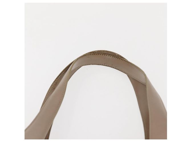 CHANEL Nuova Borsa Tote da Viaggio Nylon Beige Oro CC Auth bs30087 D'oro - vista 14