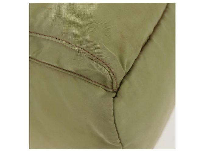 Mochila PRADA de nylon beige plata auténtica 145849 - vista 17
