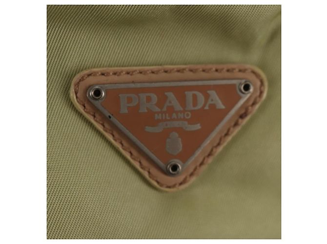 Mochila PRADA de nylon beige plata auténtica 145849 - vista 21