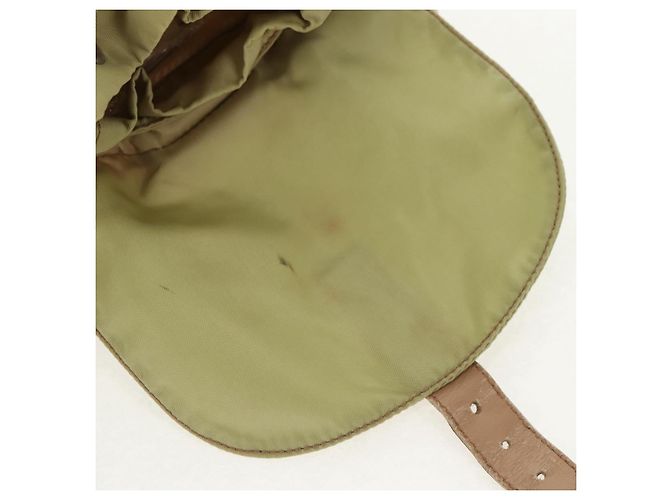 Mochila PRADA de nylon beige plata auténtica 145849 - vista 27