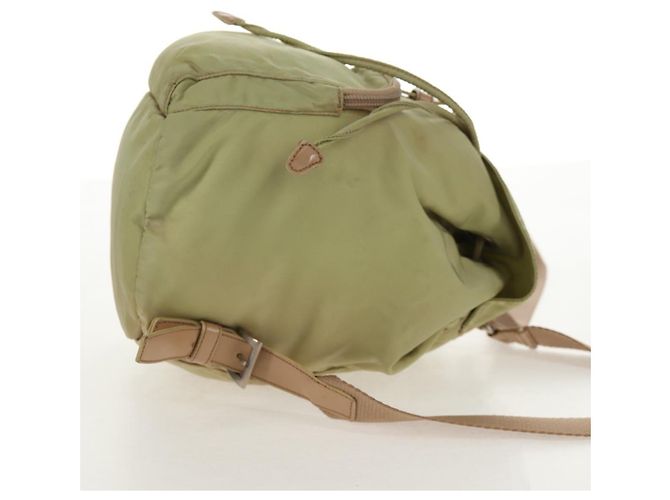 Mochila PRADA de nylon beige plata auténtica 145849 - vista 5