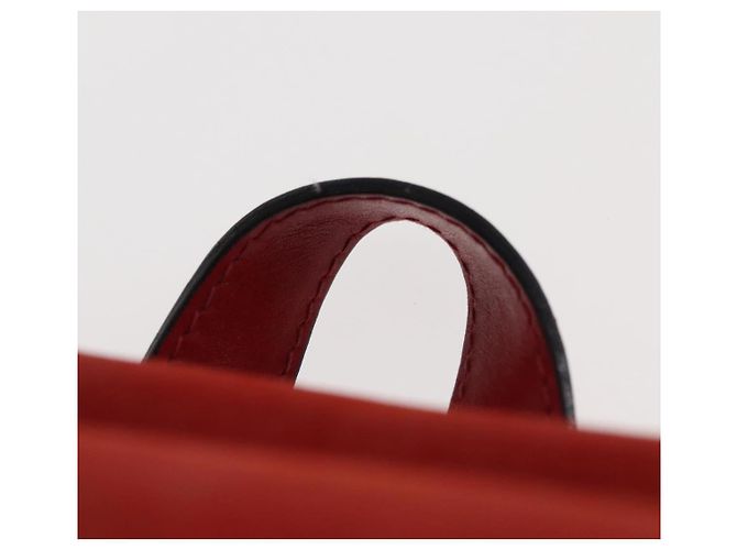 Zaino Salvatore Ferragamo in suede rosso e oro Auth BA6583 D'oro - vista 14