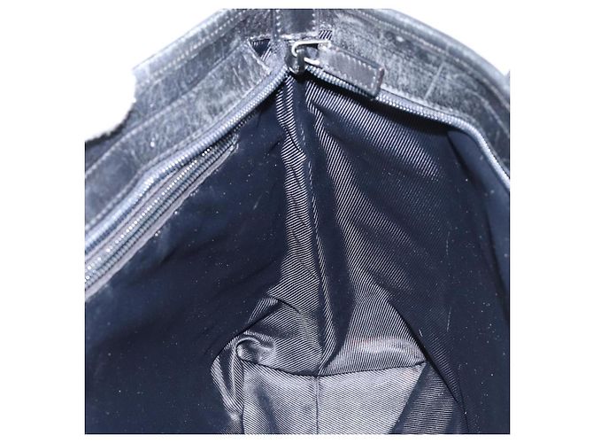 Borsa a Spalla GG Canvas Gucci Nera Argento 34339 Auth 148680 Nero - vista 20